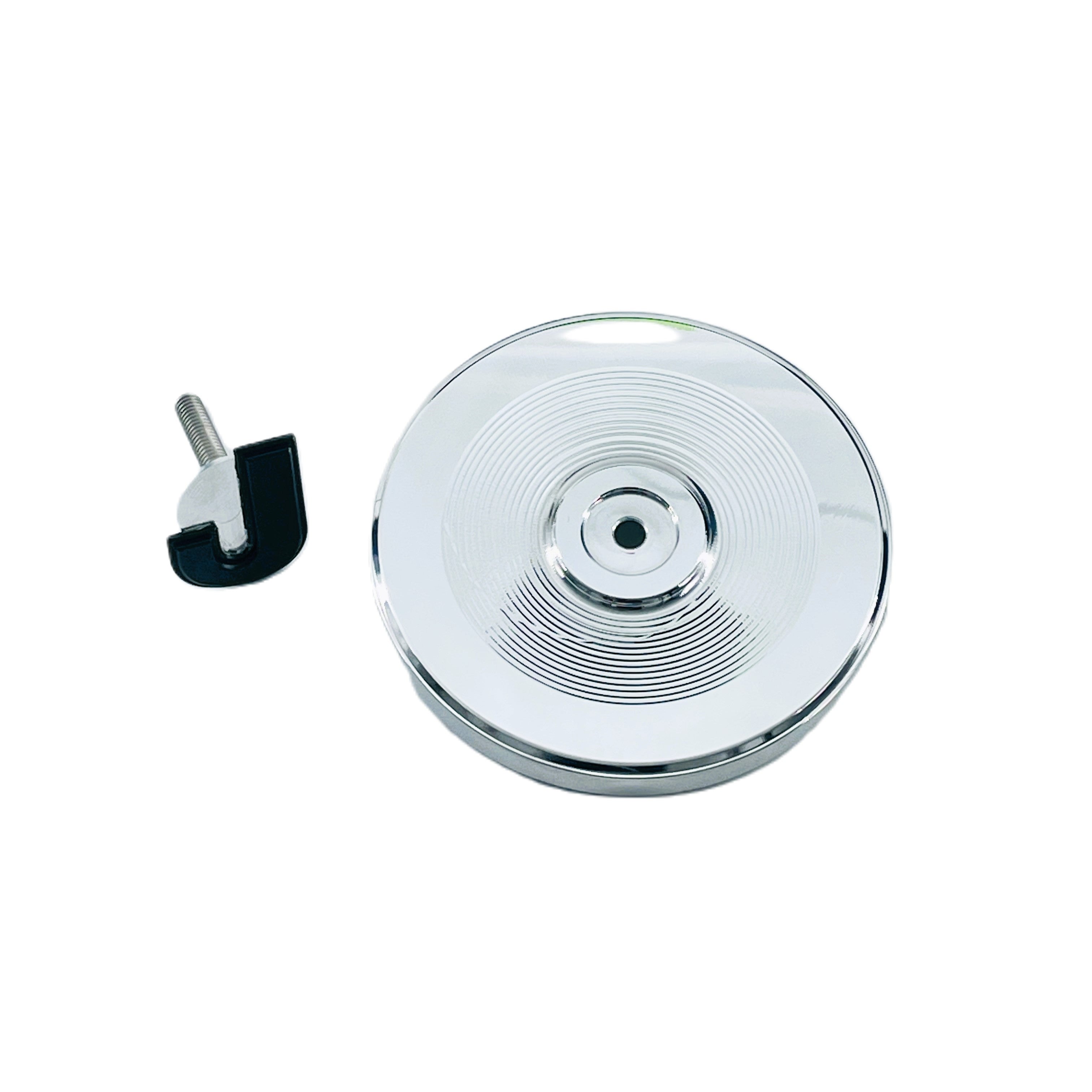 Custom Billet Aluminium 4' Round Air Cleaner Lid und Hold Down Bolt passt auf Jeep