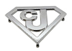 Metallauto-Emblem passt Jeep Billet CNC 6061 Aluminium 7.5'x 5,5' Poliert USA