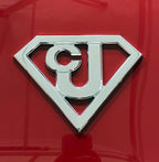 Metallauto-Emblem passt Jeep Billet CNC 6061 Aluminium 7.5'x 5,5' Poliert USA