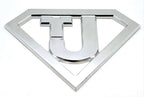 Metallauto-Emblem passt Jeep Billet CNC 6061 Aluminium 7.5'x 5,5' Poliert USA