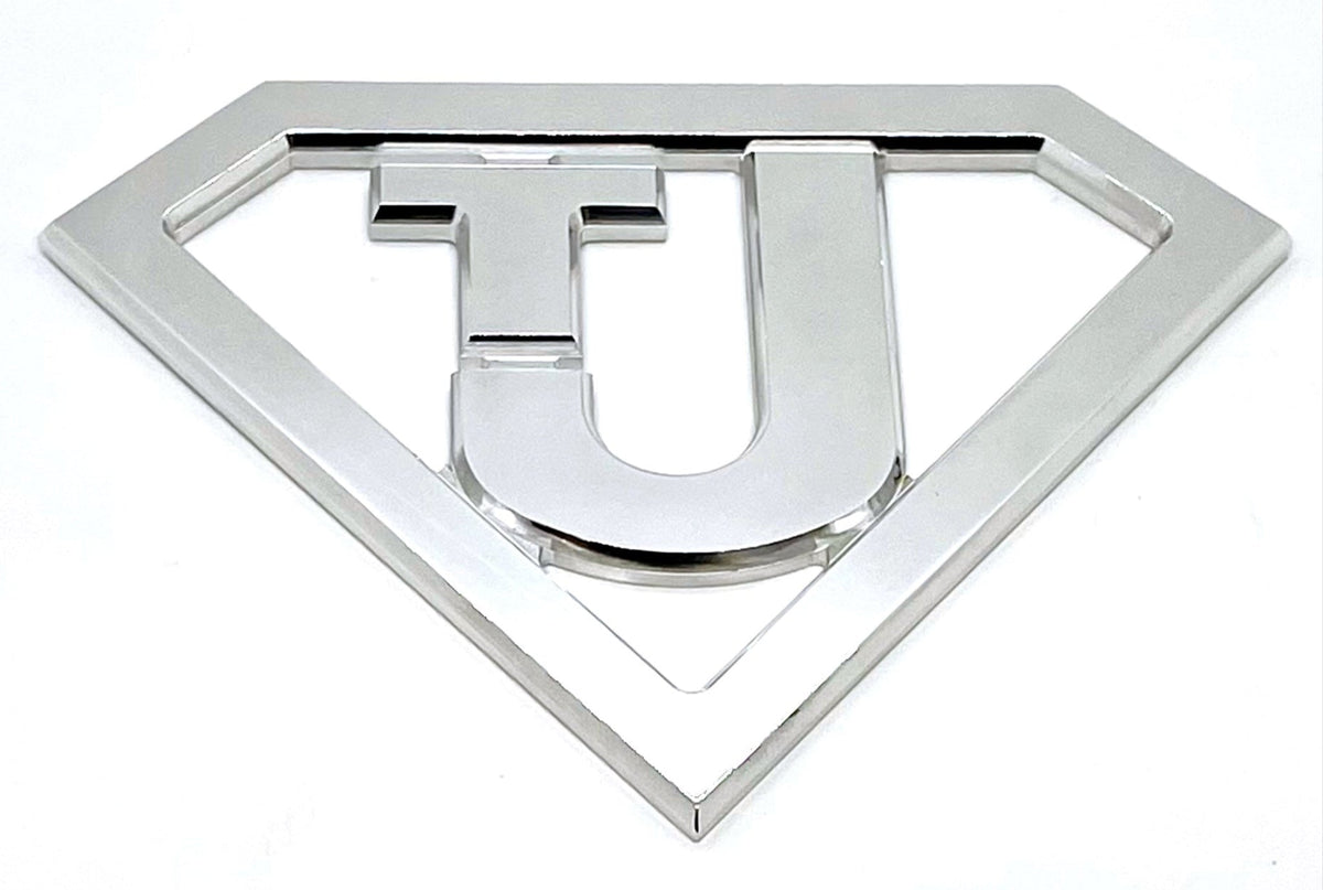 Metallauto-Emblem passt Jeep Billet CNC 6061 Aluminium 7.5'x 5,5' Poliert USA