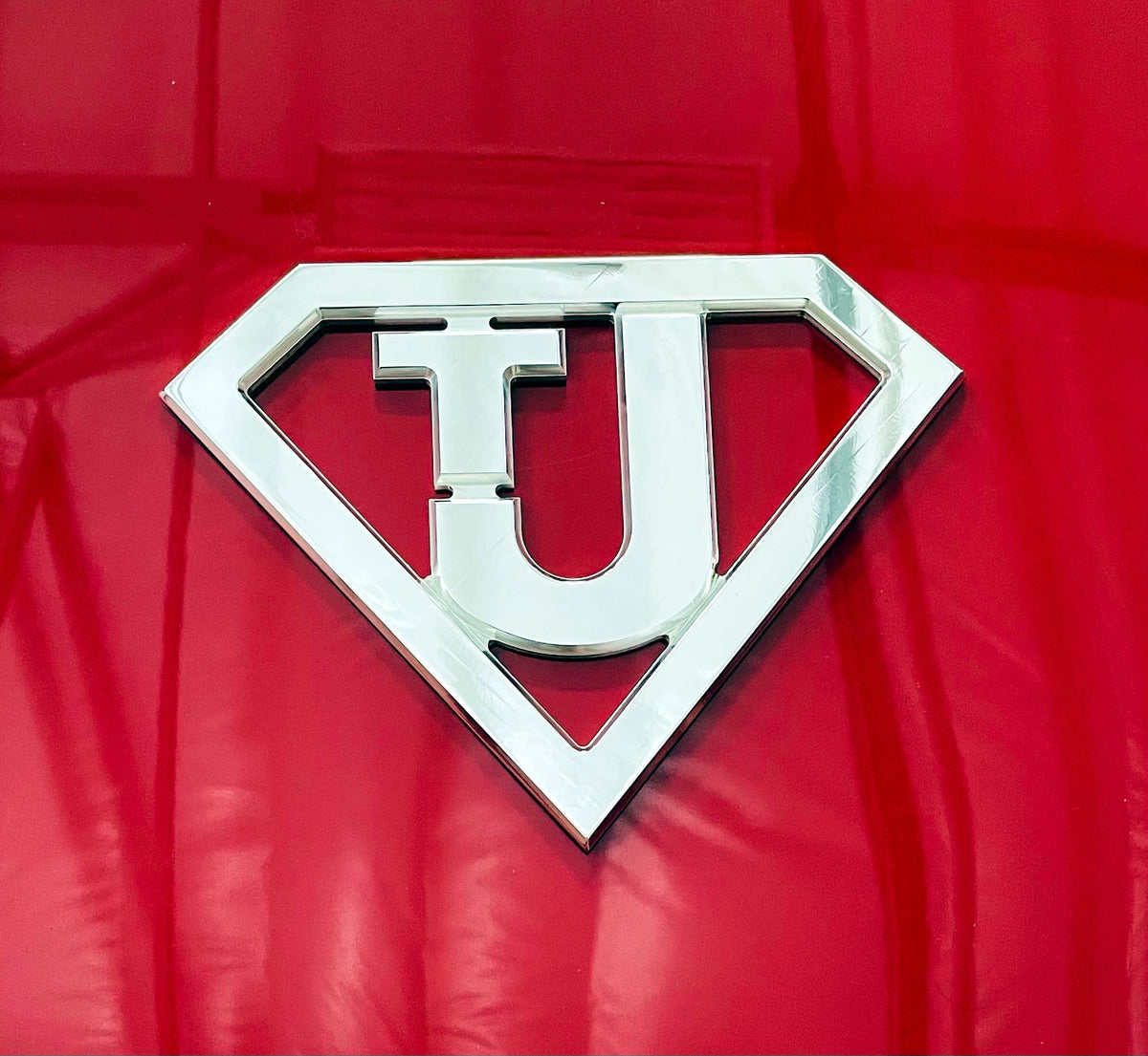 Metallauto-Emblem passt Jeep Billet CNC 6061 Aluminium 7.5'x 5,5' Poliert USA