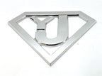 Metallauto-Emblem passt Jeep Billet CNC 6061 Aluminium 7.5'x 5,5' Poliert USA