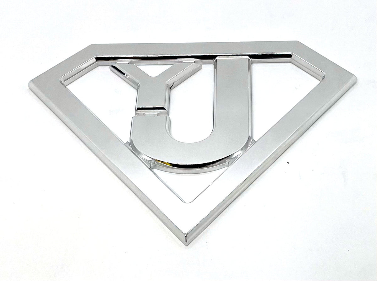 Metallauto-Emblem passt Jeep Billet CNC 6061 Aluminium 7.5'x 5,5' Poliert USA
