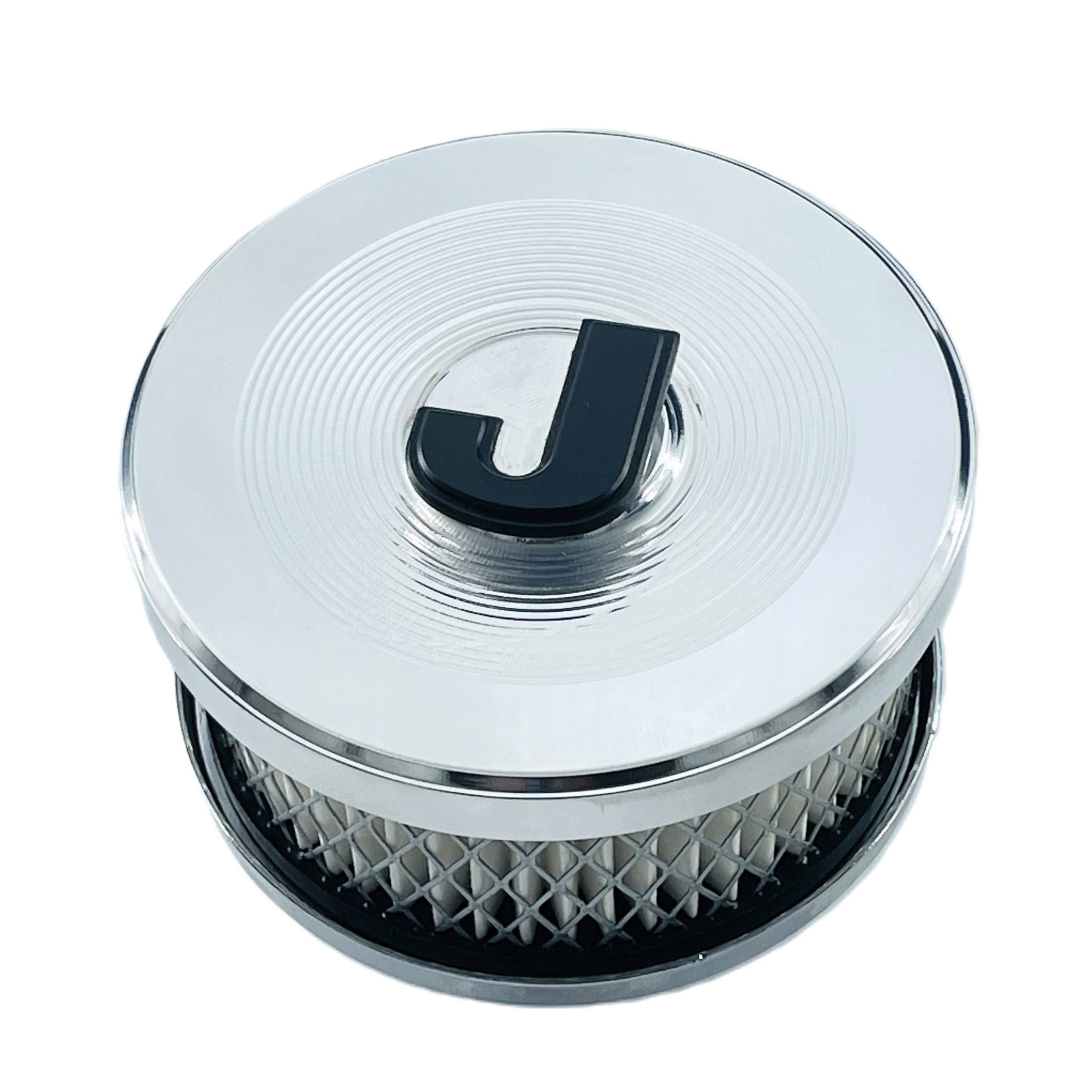 Custom Billet Aluminium 4' Round Air Cleaner Lid und Hold Down Bolt passt auf Jeep