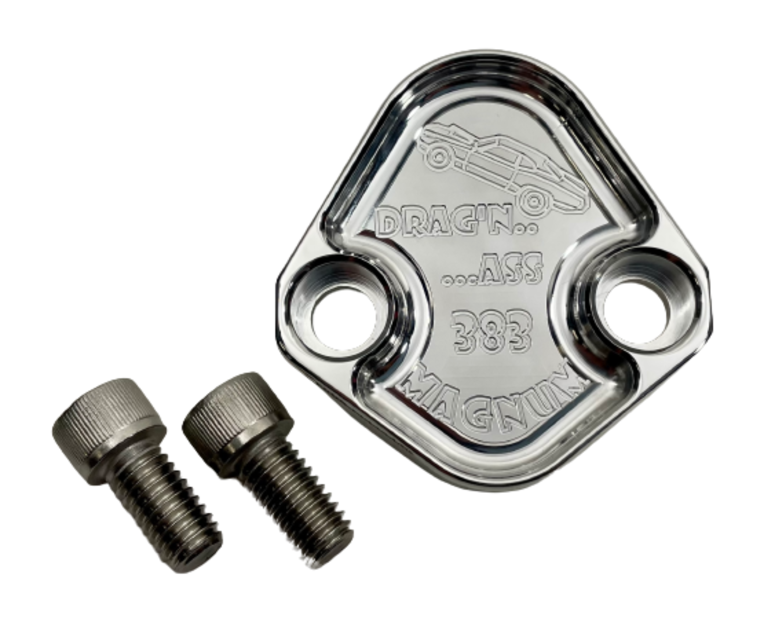 Kraftstoffpumpe Block Off Platte passt Chrysler Mopar 383 Motoren Billet 6061 CNC USA