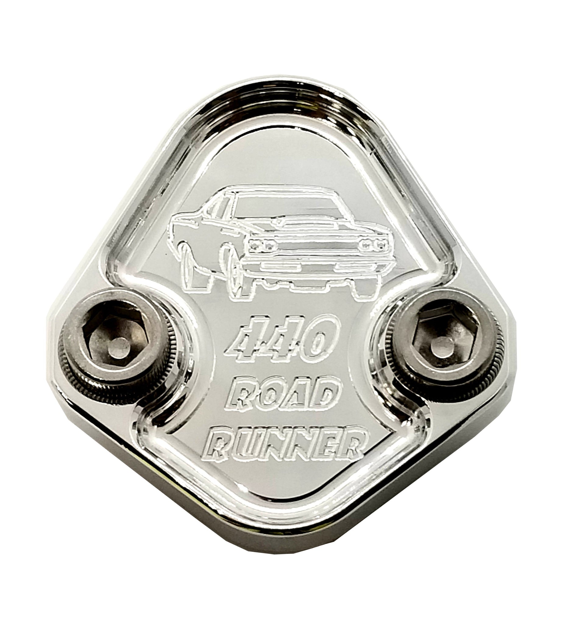 Kraftstoffpumpe Block Off Platte passt Plymouth 440 Roadrunner Motoren Billet 6061 USA