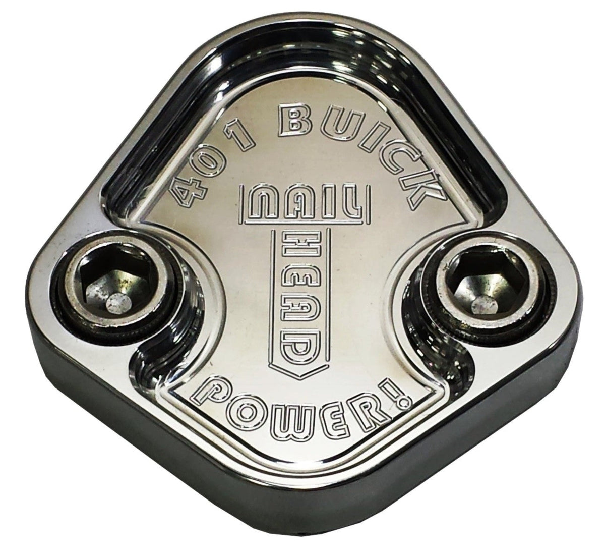 Kraftstoffpumpe Block Off Platte passt Buick 401 Nailhead Engines Billet 6061 CNC USA