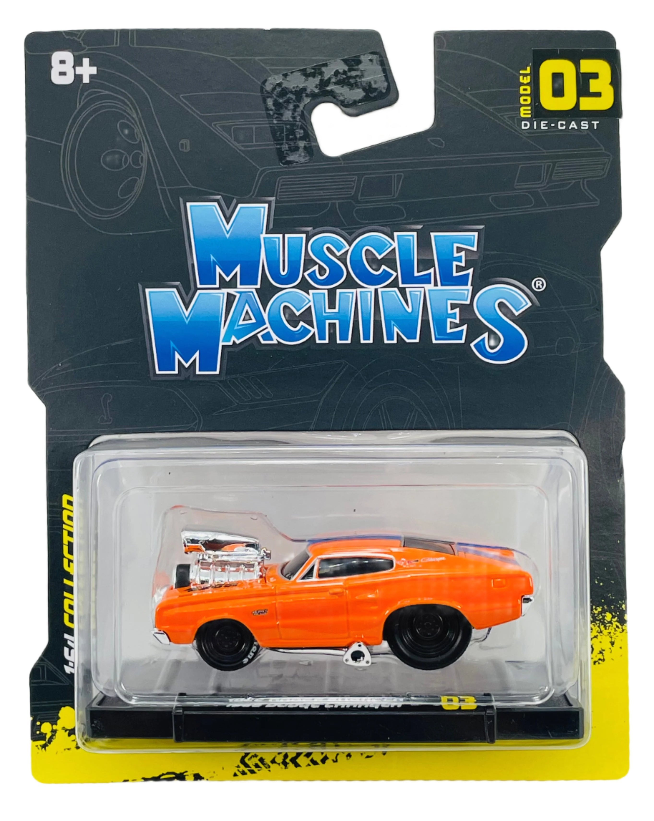 Muskelmaschinen 1966 Dodge Charger Hemi 1:64 Maßstab Diecast Car - Classic Collectible