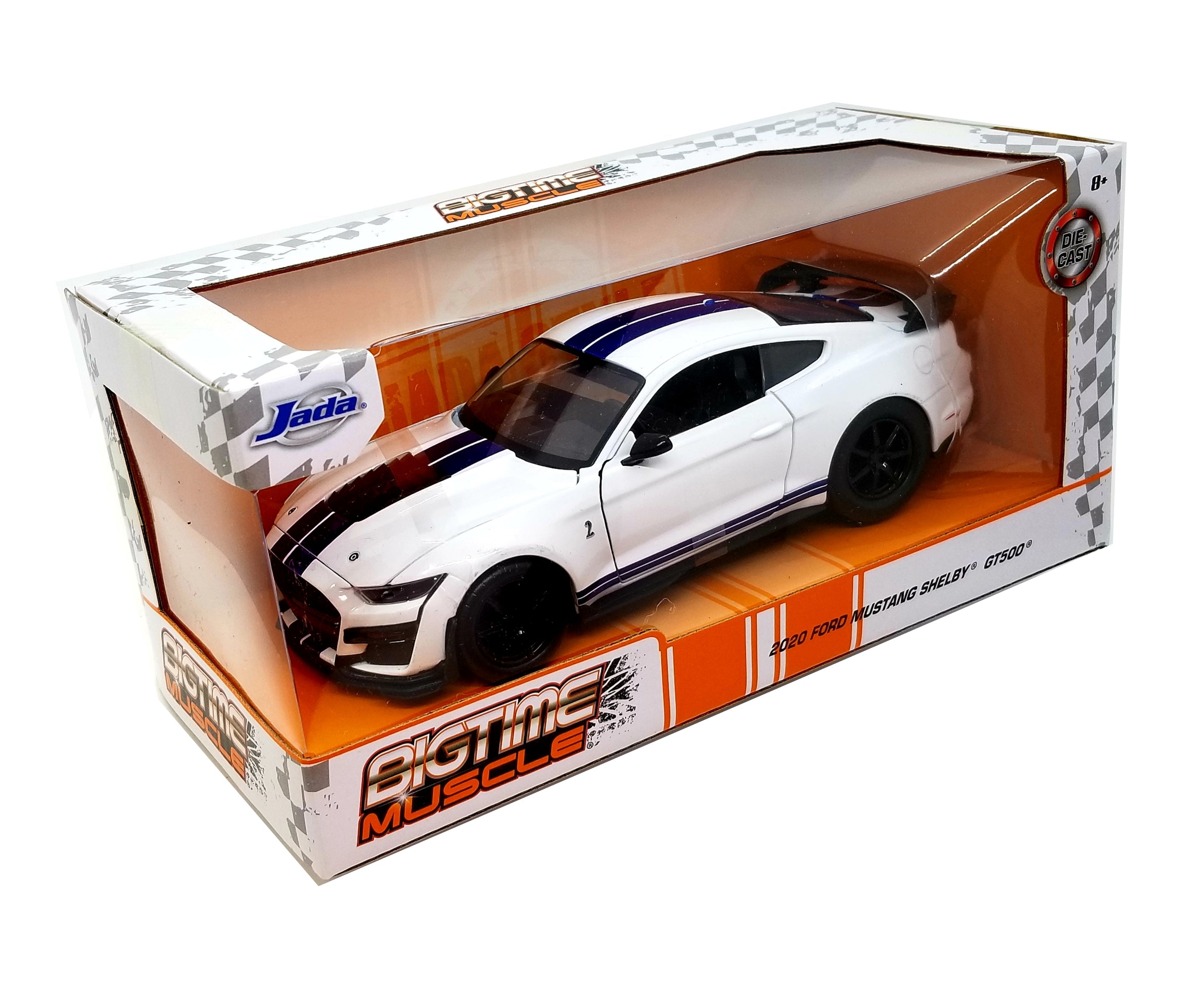 Jada Toys Bigtime Muscle 2020 Ford Mustang Shelby GT500 Weißes Item 32663 1:24