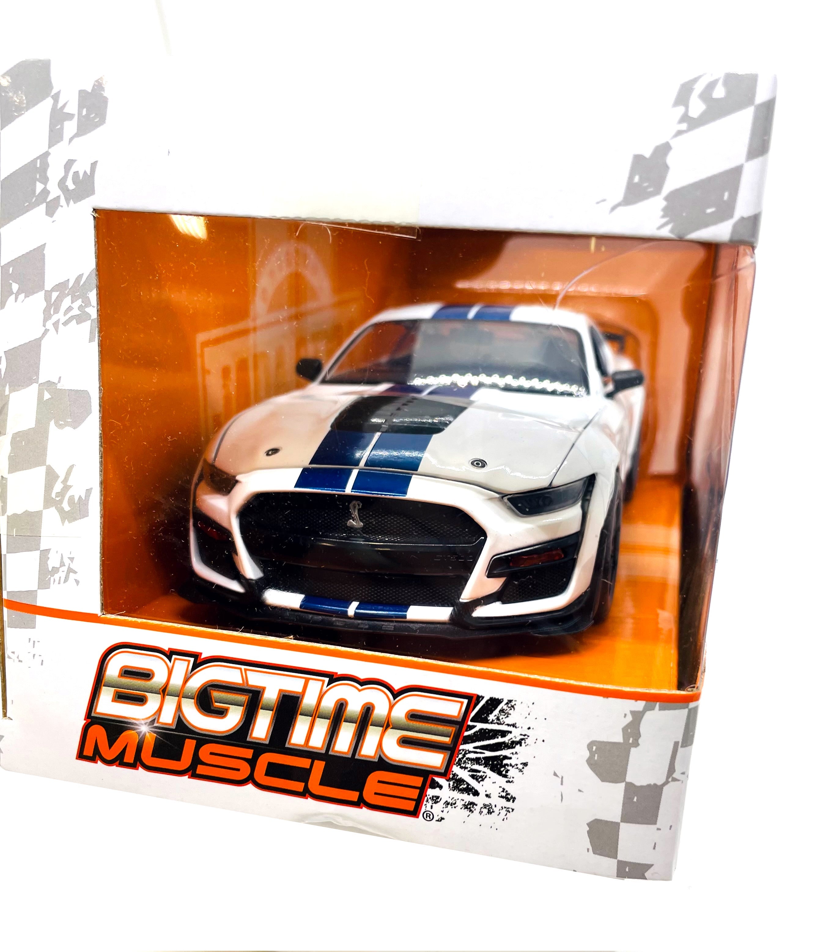 Jada Toys Bigtime Muscle 2020 Ford Mustang Shelby GT500 Weißes Item 32663 1:24