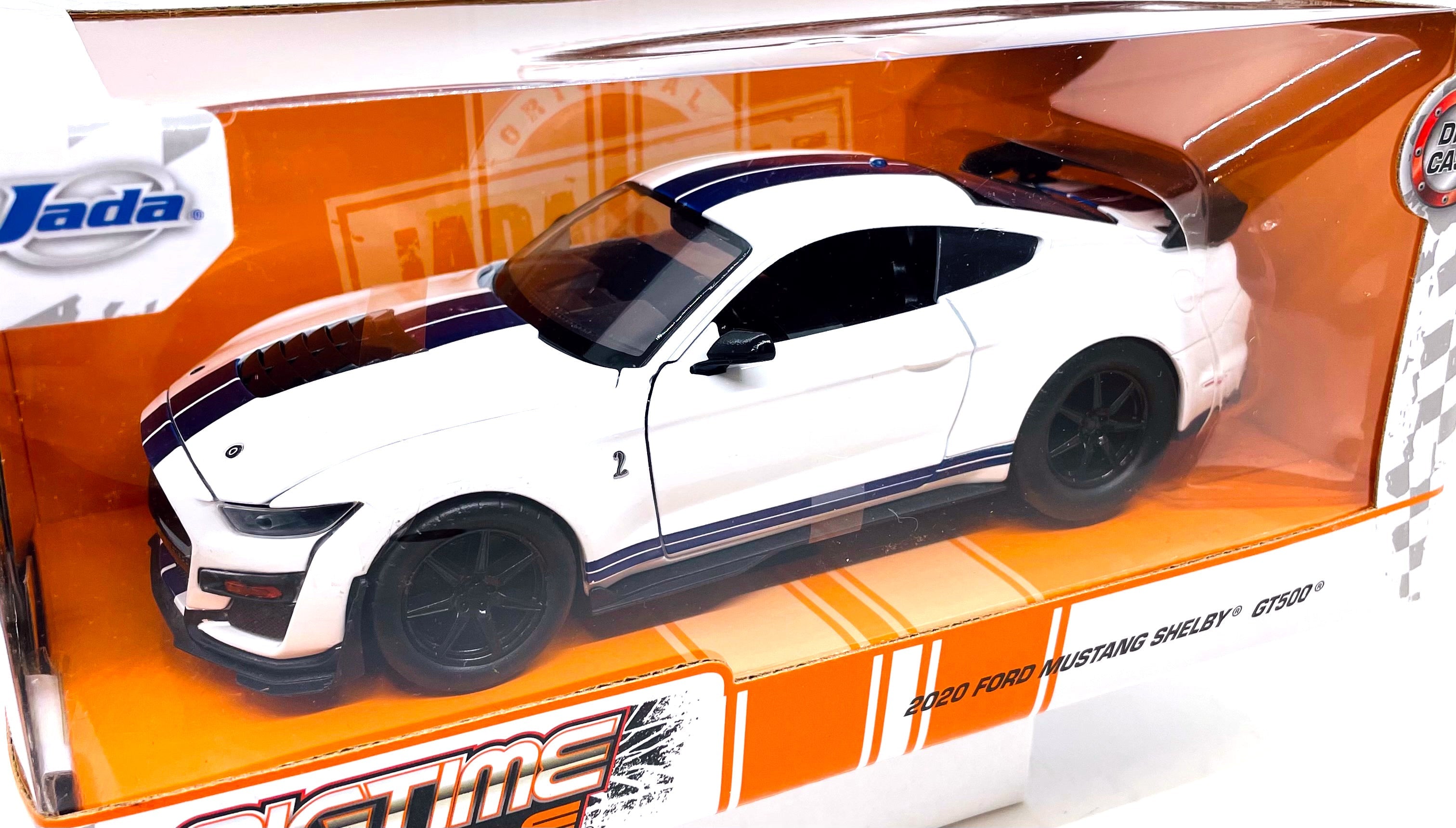 Jada Toys Bigtime Muscle 2020 Ford Mustang Shelby GT500 Weißes Item 32663 1:24