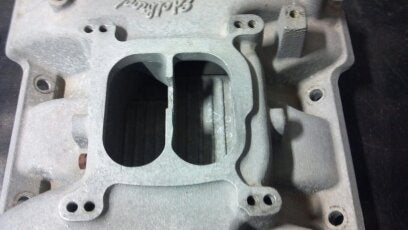 Vergaser-Spacer-Adapter 455 Buick Edelbrock B4B-Einlass zu Holley Stage1