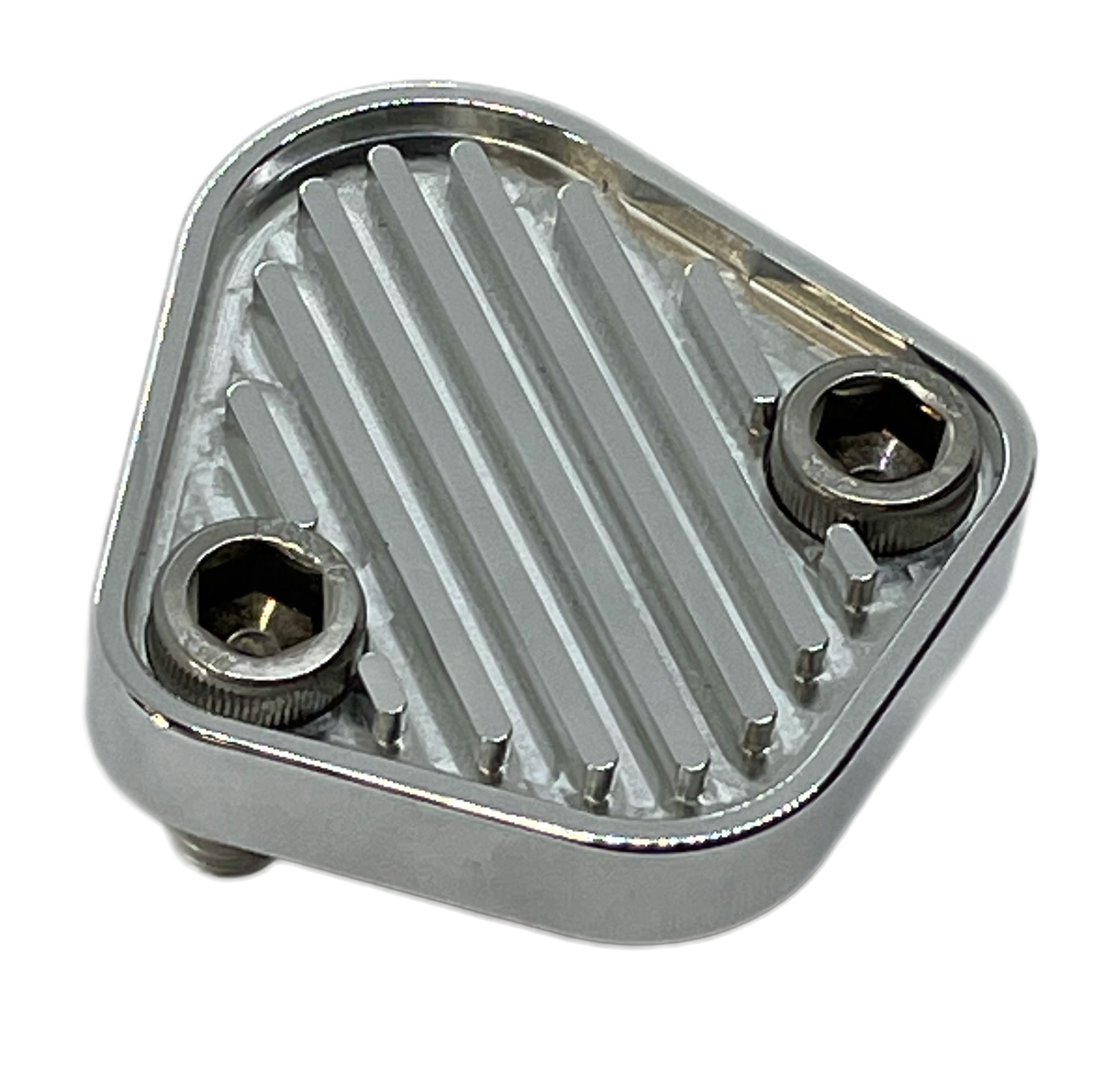 Kraftstoffpumpe Block Off Plate Finned Fits SBF Ford 260,289,302,312,351W,400 Motoren