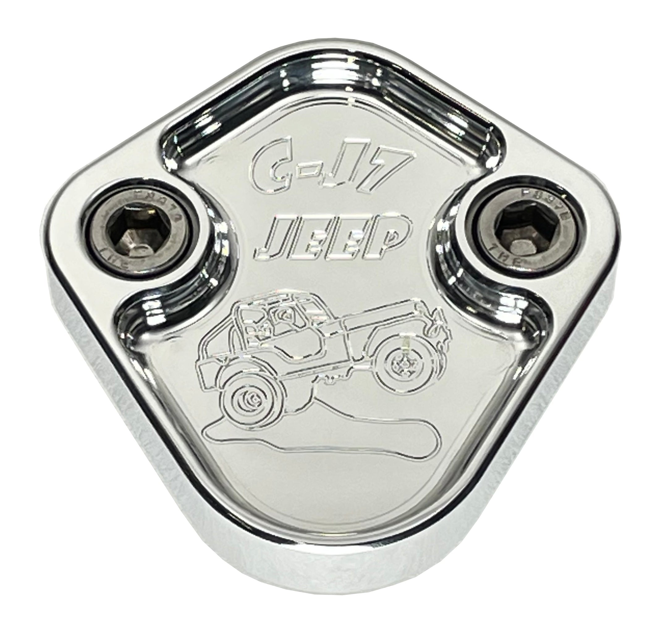 Kraftstoffpumpe Block Off Platte passt Jeep CJ5 CJ7 AMC 258 232 F179 CNC Aluminium