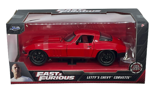 Letty's Chevy Corvette Red Jada Toys Fast & Furious Die Cast Modellauto # 98298 1:24