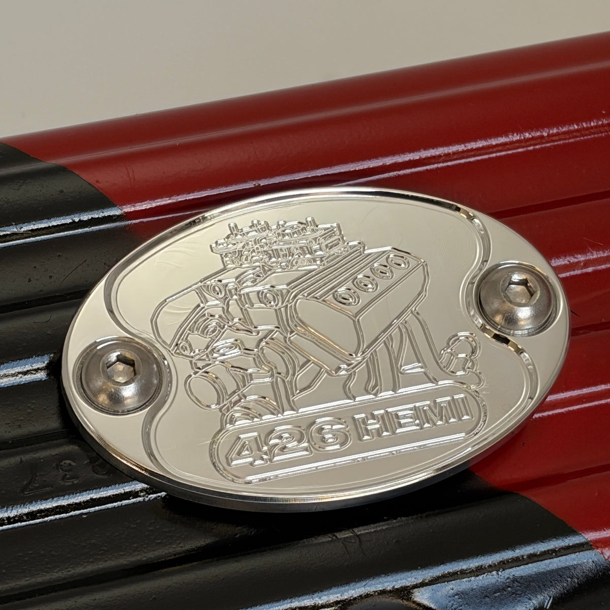 Mad4Metal 426 Hemi Billet Aluminium Abzeichen Ventil Abdeckung Mopar USA