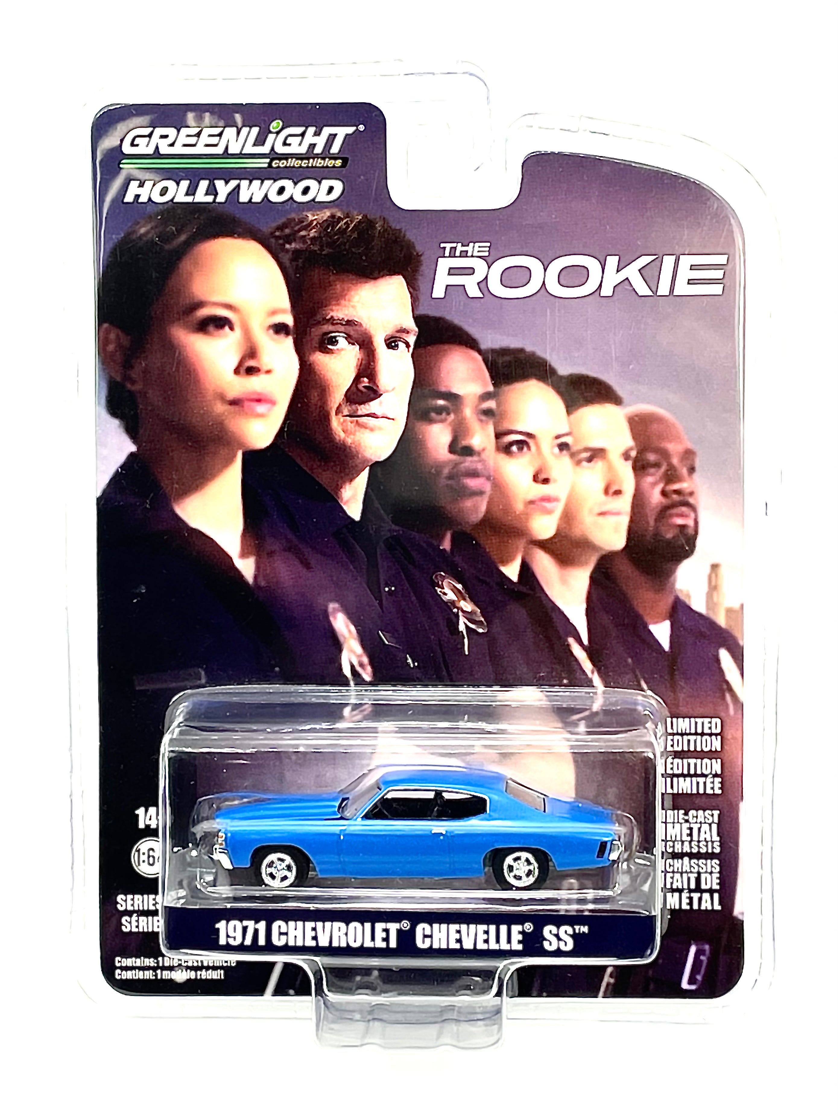 1971 Chevrolet Chevelle SS Greenlight Blue Hollywood The Rookie Limited Edition: 64