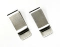 Los von 2 Stainless Steel Money Clip Card Holder Metall Geld Clip Card Holder USA