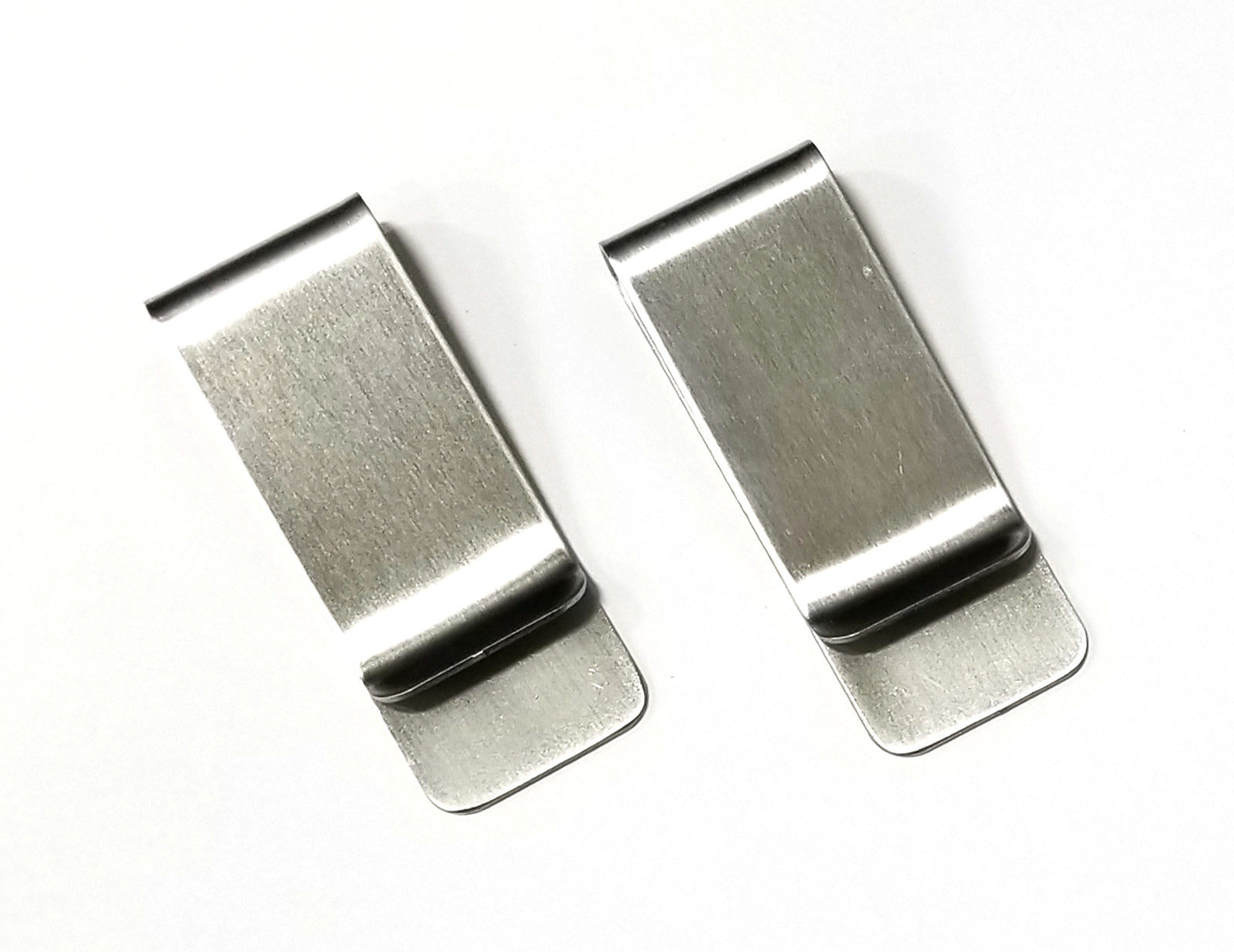 Los von 2 Stainless Steel Money Clip Card Holder Metall Geld Clip Card Holder USA