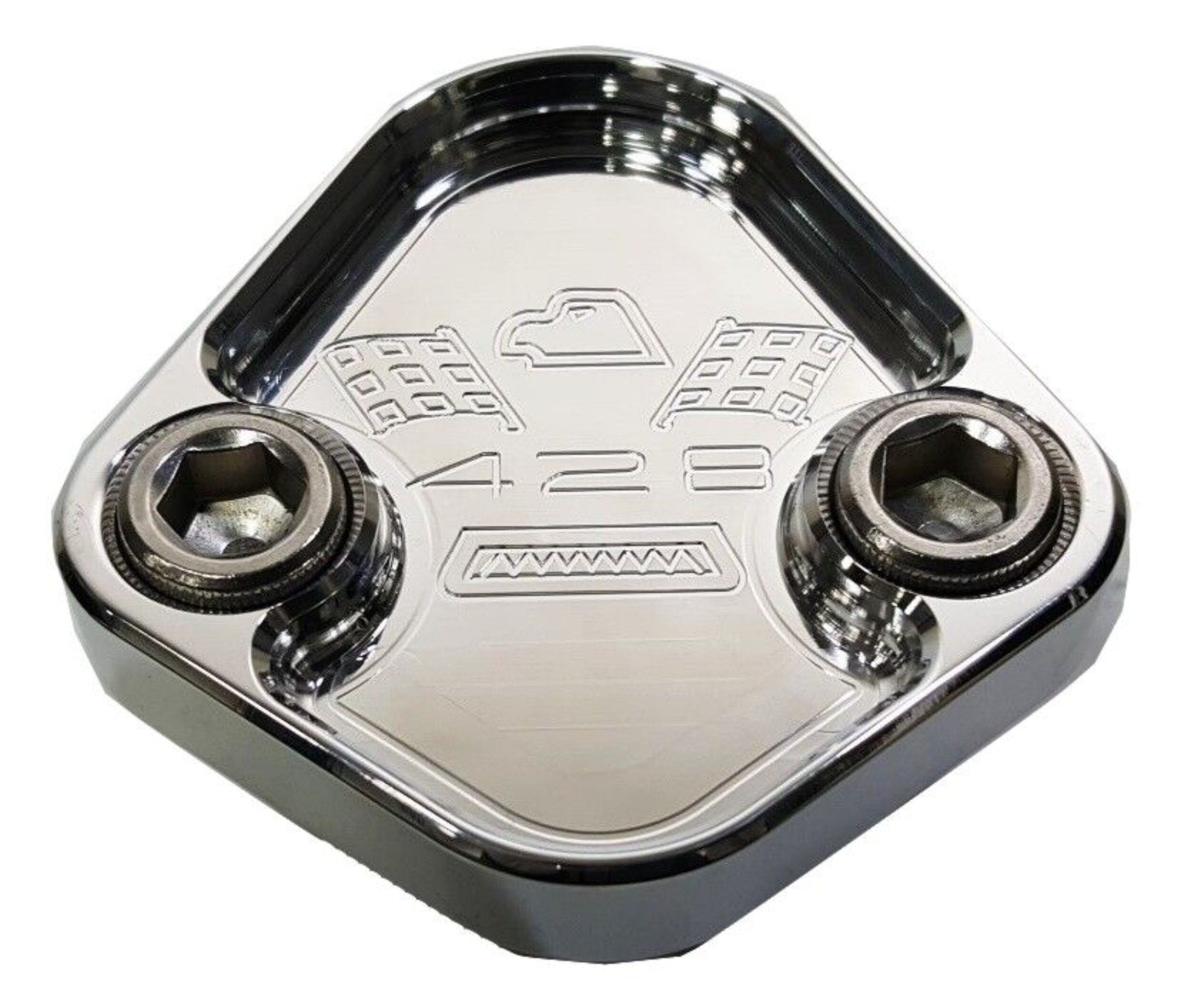 Kraftstoffpumpe Block Off Platte passt FE Ford 428 Motoren Billet Aluminium 6061 CNC USA