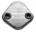 Kraftstoffpumpe Block Off Platte passt SBC 350 Chevy Motoren Billet Aluminium 6061 USA