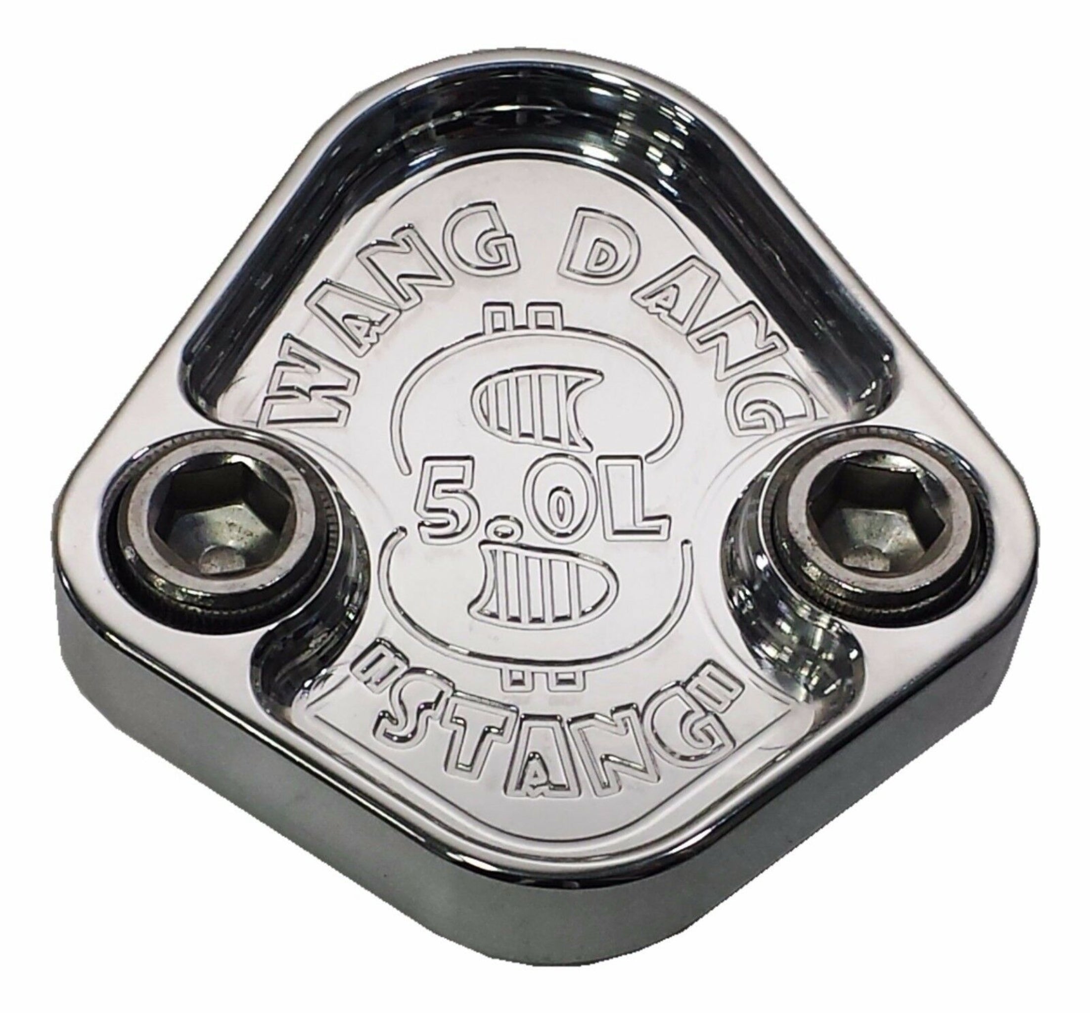 Kraftstoffpumpe Block Off Platte passt Ford Mustang 5.0L 302 Motoren Billet 6061 CNC USA