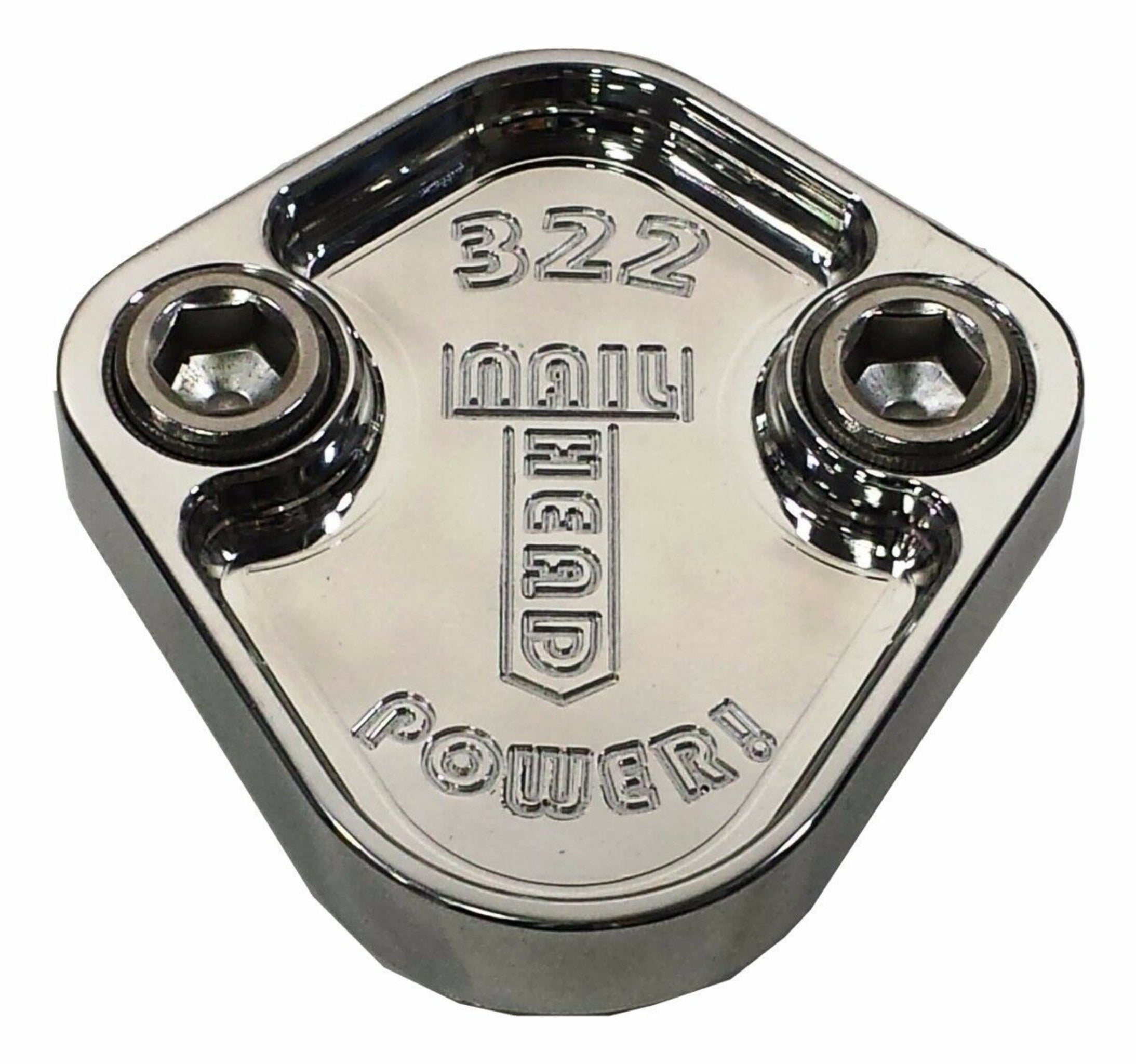 Kraftstoffpumpe Block Off Platte passt Buick 322 Nailhead Engines Billet 6061 CNC USA