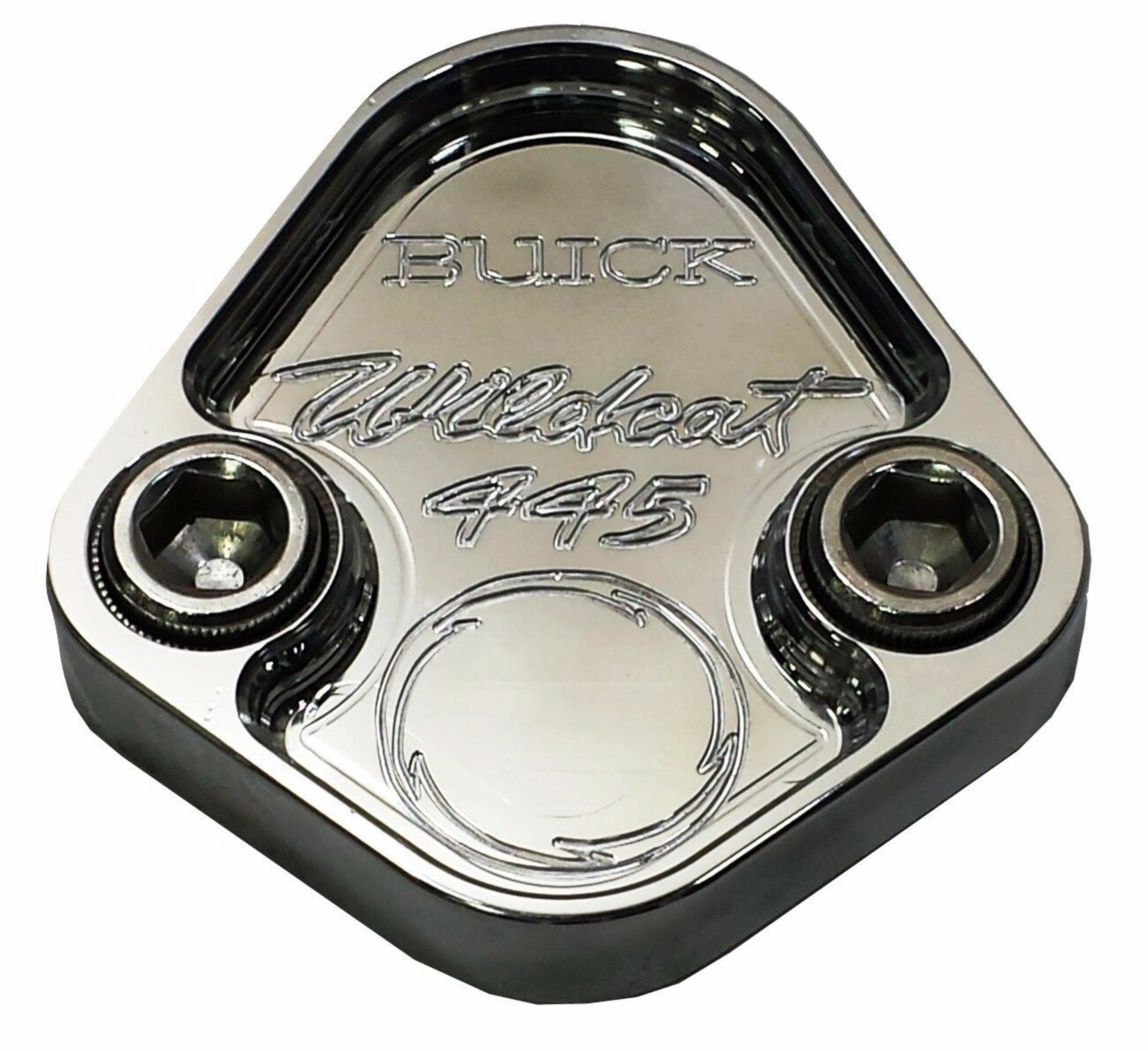Kraftstoffpumpe Block Off Platte passt Buick 401 Nailhead Engines Billet 6061 CNC USA