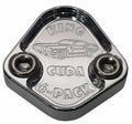 Kraftstoffpumpe Block Off Platte passt Plymouth Cuda 440 6 Pack Engines Billet 6061 USA