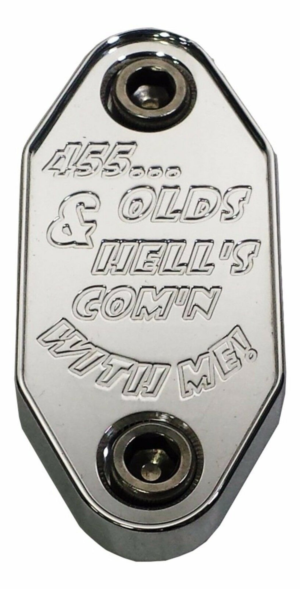 Kraftstoffpumpe Block Off Platte passt Oldsmobile 455 Cutlass 442 Motoren Billet 6061 USA
