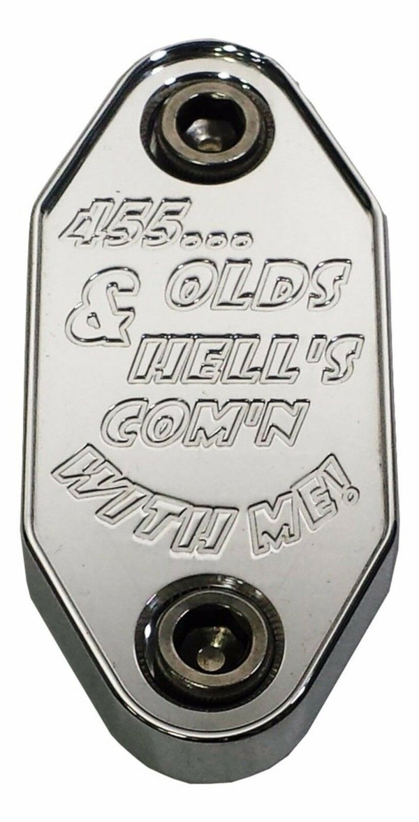 Kraftstoffpumpe Block Off Platte passt Oldsmobile 455 Cutlass 442 Motoren Billet 6061 USA