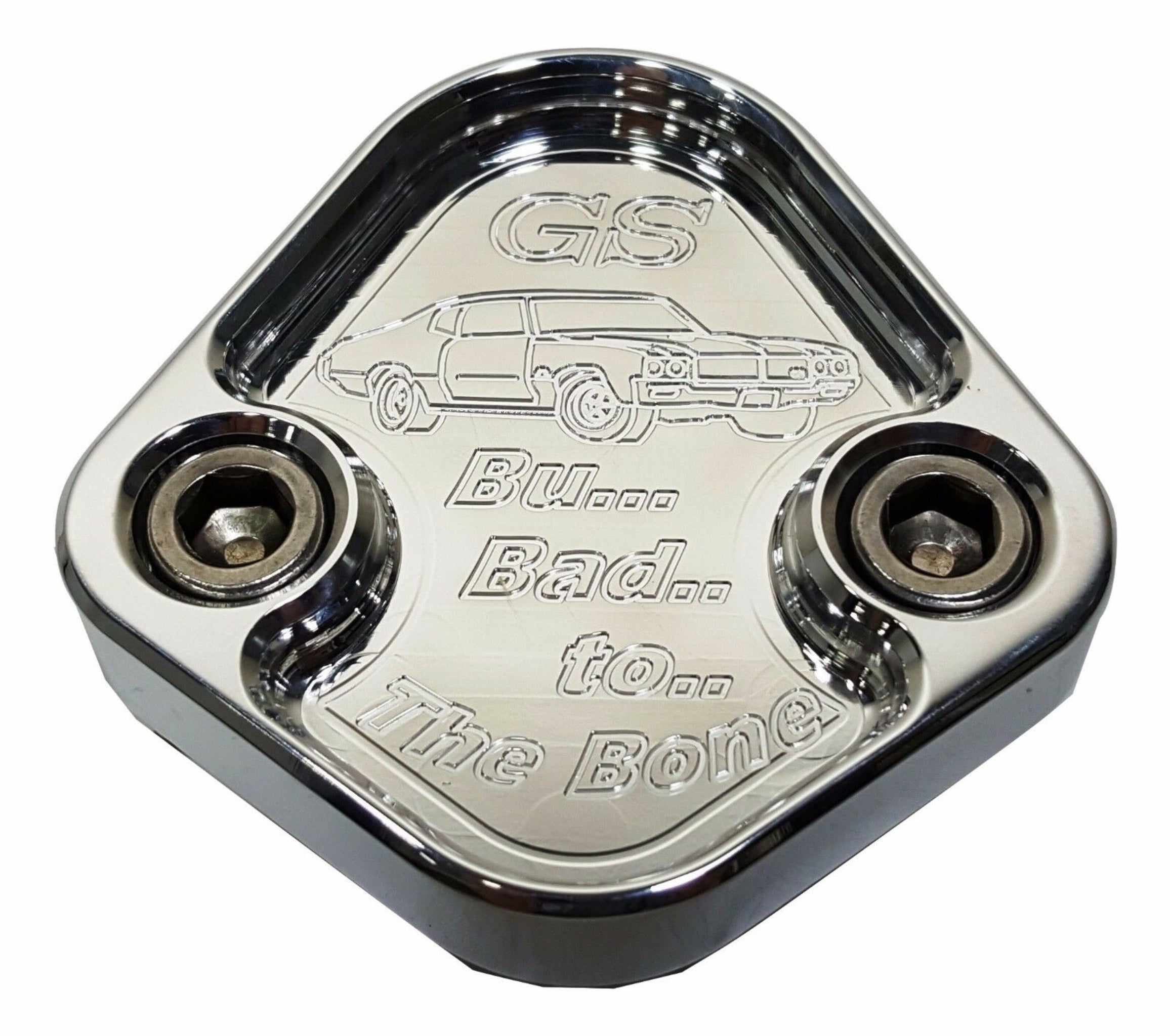 Kraftstoffpumpe Block Off Platte passt 1970 Buick GS 455 Motoren 6061 CNC USA