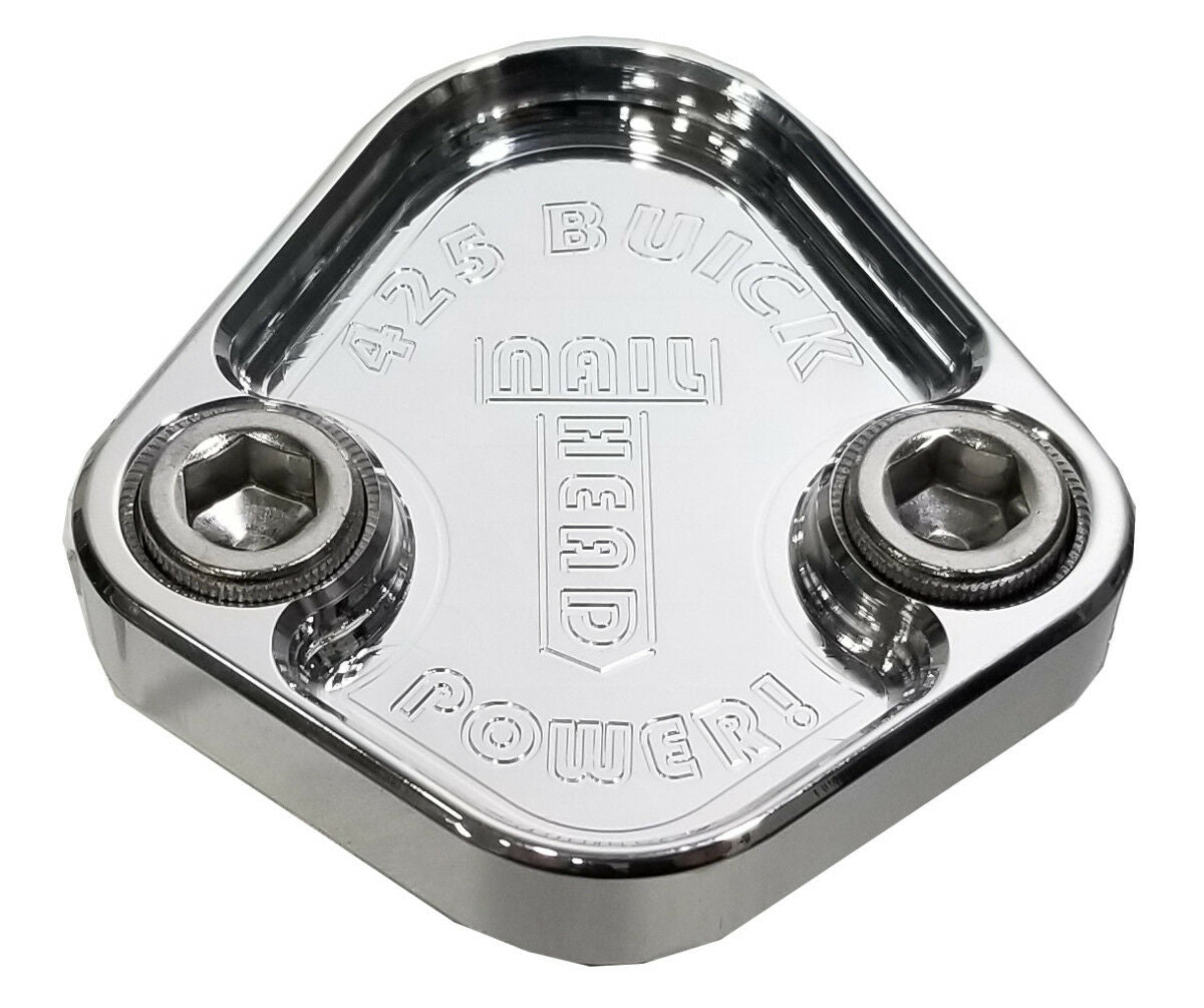 Kraftstoffpumpe Block Off Platte passt Buick 425 Nailhead Engines Billet 6061 CNC USA