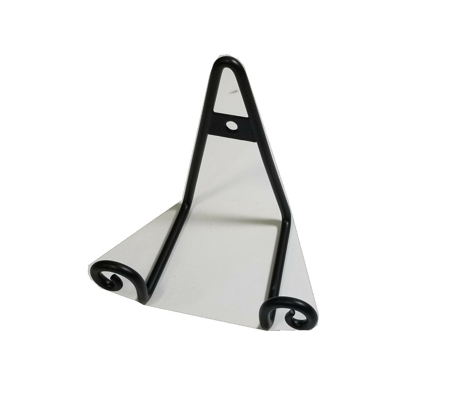 Wire Coaster Holder, Black, 2 Post Heavy Wire Scroll für 4' Round Coasters