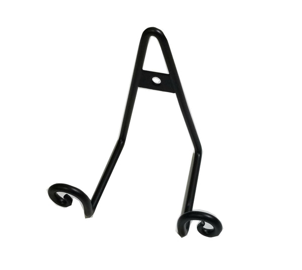 Wire Coaster Holder, Black, 2 Post Heavy Wire Scroll für 4' Round Coasters