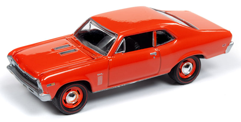 Johnny Lightning Cars 1 64 1969 Dodge Coronet 1969 Chevy Nova Klasse von 69