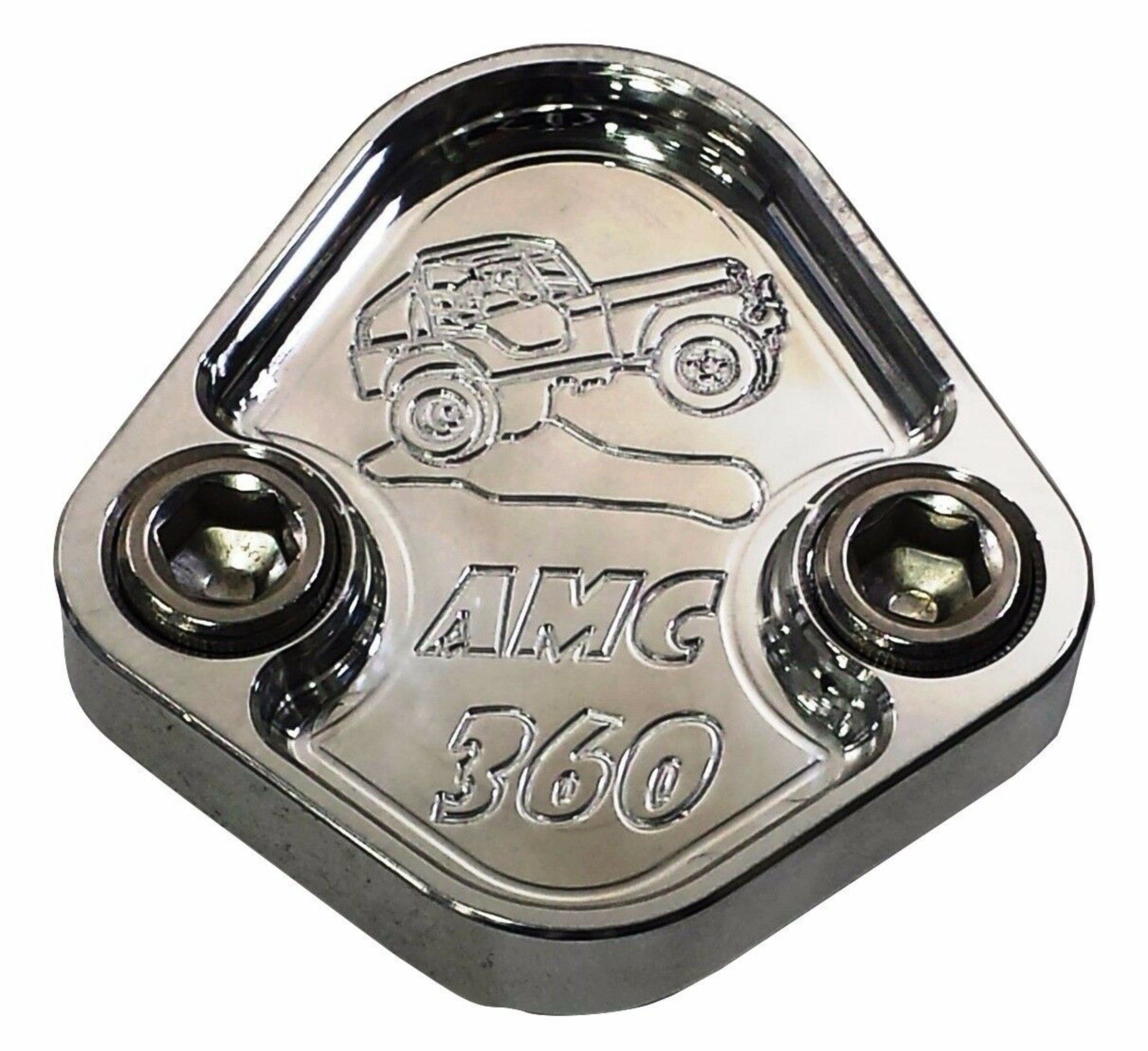 Kraftstoffpumpe Block Off Platte passt Jeep AMC 360 CJ5 CJ7 Motoren Billet 6061 CNC USA