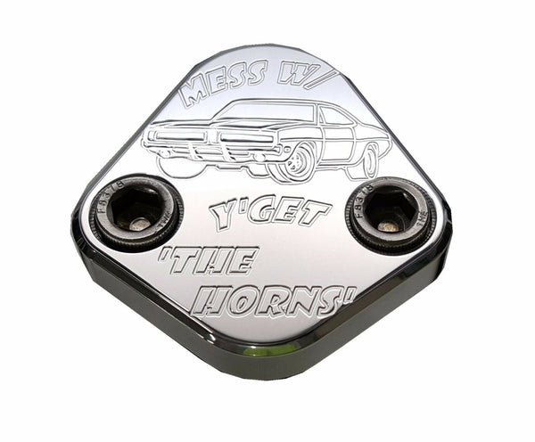 Kraftstoffpumpe Block Off Platte passt Dodge Charger Mopar Motoren Billet 6061 CNC USA
