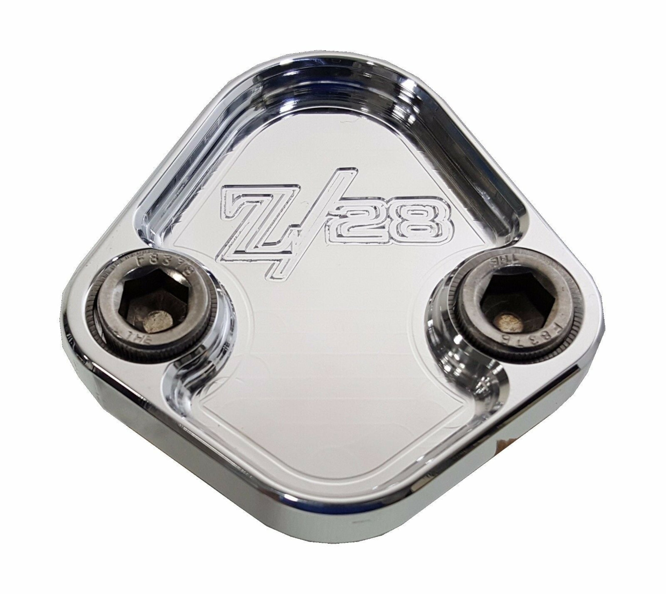 Kraftstoffpumpe Block Off Platte passt Chevy Z-28 Camaro Motoren Billet 6061 CNC USA
