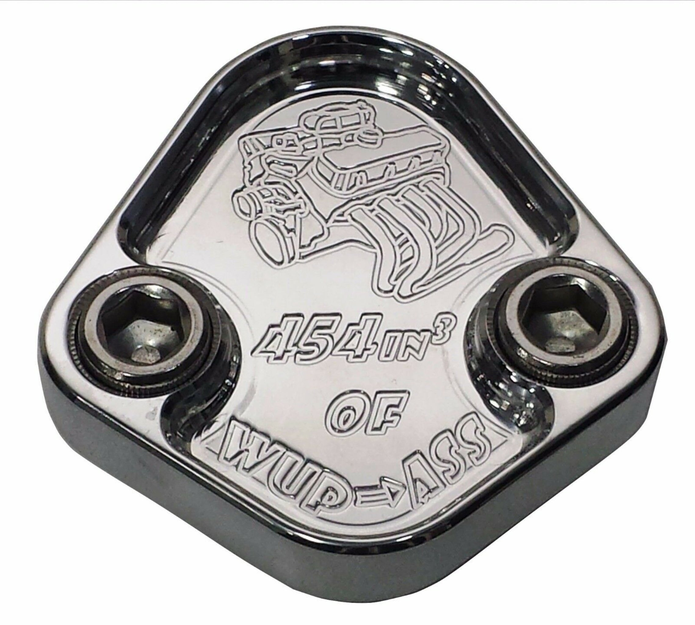 Kraftstoffpumpe Block Off Platte passt BBC Chevrolet Chevy 454 Motoren 6061 CNC USA