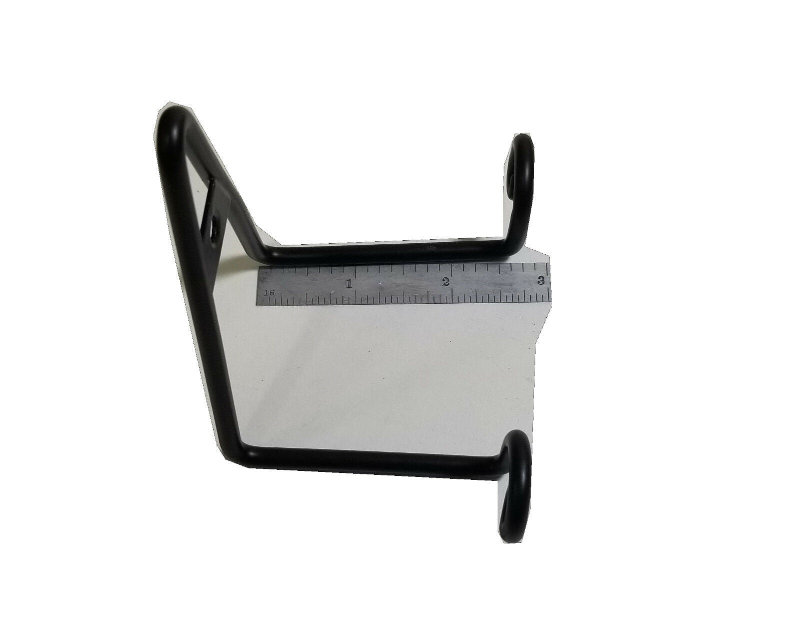 Wire Coaster Holder, Black, 2 Post Heavy Wire Scroll für 4' Round Coasters