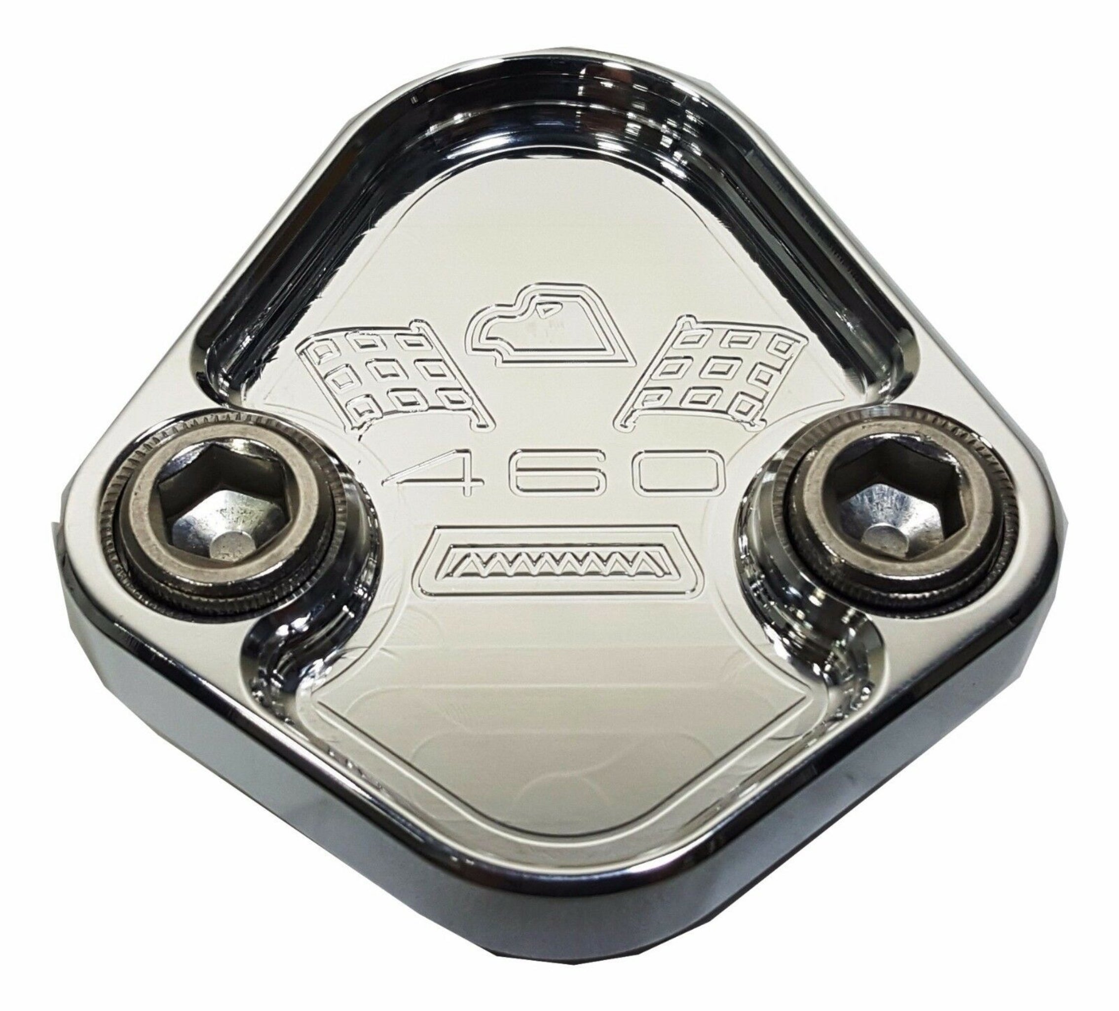 Kraftstoffpumpe Block Off Platte passt Ford 460 Motor Billet Aluminium 6061 CNC USA