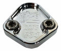 Kraftstoffpumpe Block Off Platte passt AMC Jeep 304 Motoren Billet 6061 CNC USA