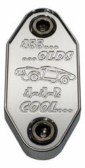 Kraftstoffpumpe Block Off Platte passt Oldsmobile 455 Cutlass 442 Motoren Billet 6061 USA