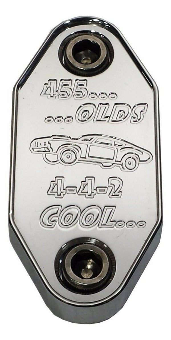 Kraftstoffpumpe Block Off Platte passt Oldsmobile 455 Cutlass 442 Motoren Billet 6061 USA