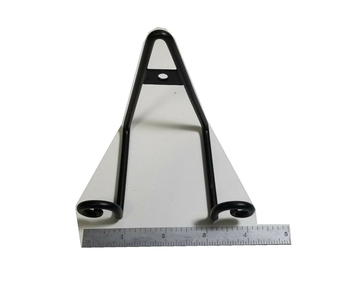 Wire Coaster Holder, Black, 2 Post Heavy Wire Scroll für 4' Round Coasters