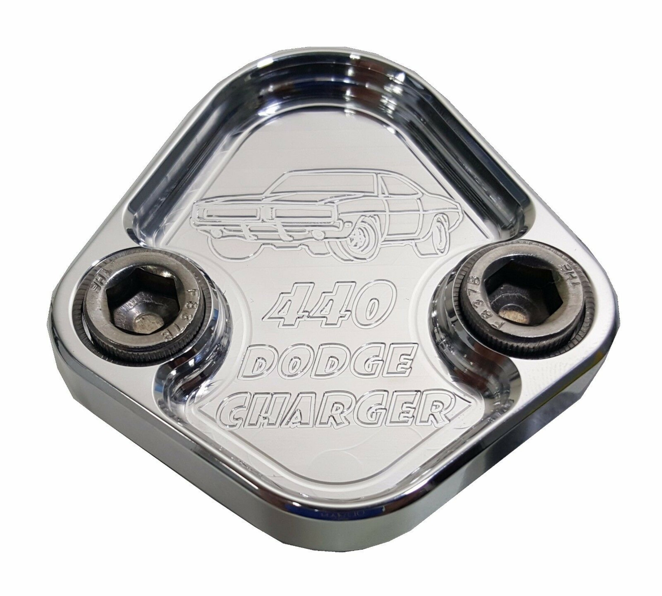 Kraftstoffpumpe Block Off Platte passt Dodge Charger 318,383,440 Motoren Billet 6061 USA