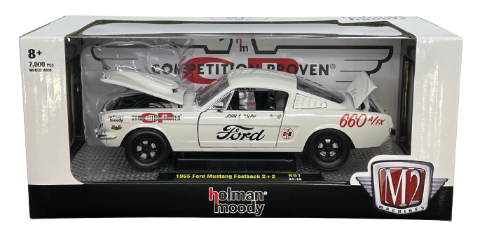 M2 Maschinen 1 24 Gegossene Autos 1965 Ford Mustang Fastback 2 + 2 Holman R91 1:24