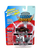 Johnny Lightning Willys Gassers 50 Jahre 2-Pack 41 Coupé & 33 Pickup Scale 1 64